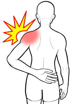 後ろに手が回らない